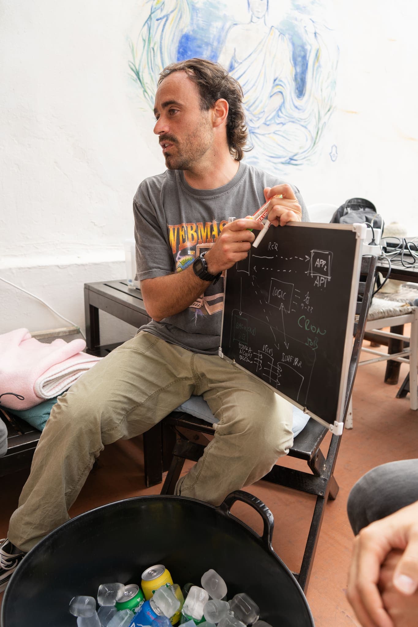 El estudio Agüita trabajando